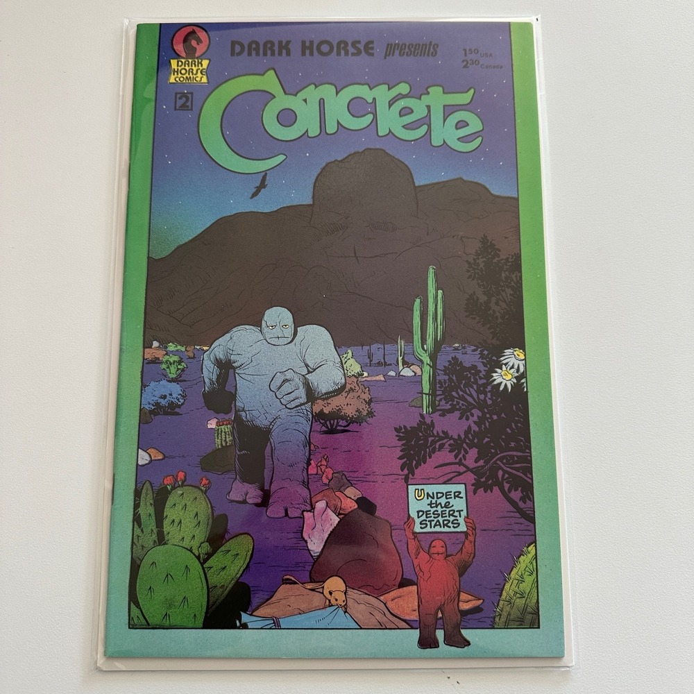 Dark Horse Presents Concrete 2 Paul Chadwick Under the Desert Stars Comic 1987